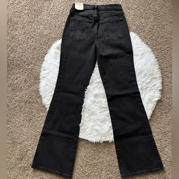Universal Thread Jeans New High Rise Flare Stretch Black Womens Size 4 - Picture 2 of 10